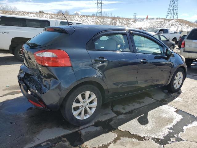 KNADN5A37D6132780 - 2013 KIA RIO EX BLUE photo 3