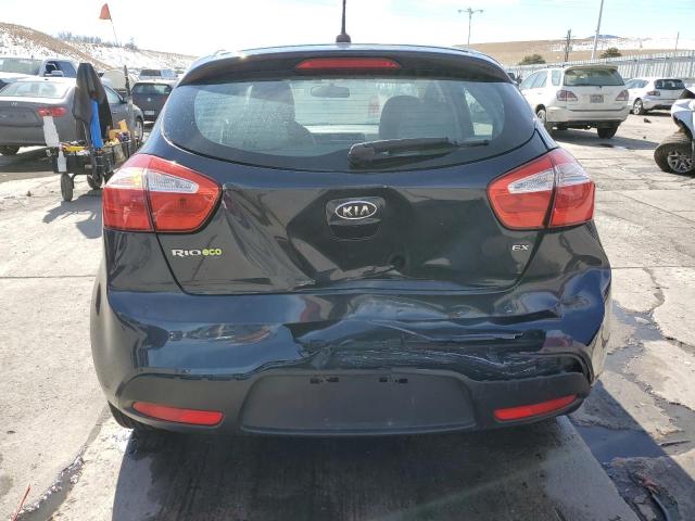 KNADN5A37D6132780 - 2013 KIA RIO EX BLUE photo 6