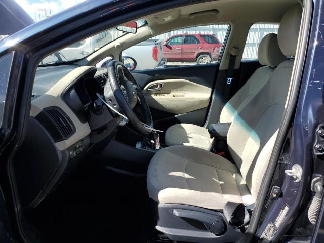 KNADN5A37D6132780 - 2013 KIA RIO EX BLUE photo 7