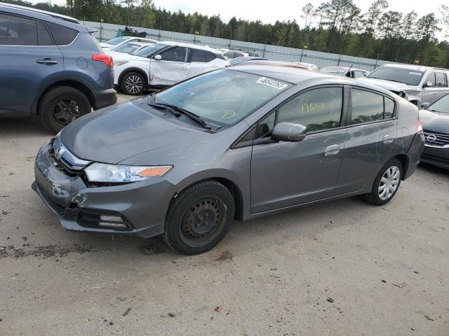 JHMZE2H53DS003231 - 2013 HONDA INSIGHT LX GRAY photo 1