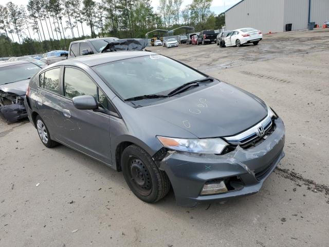 JHMZE2H53DS003231 - 2013 HONDA INSIGHT LX GRAY photo 4