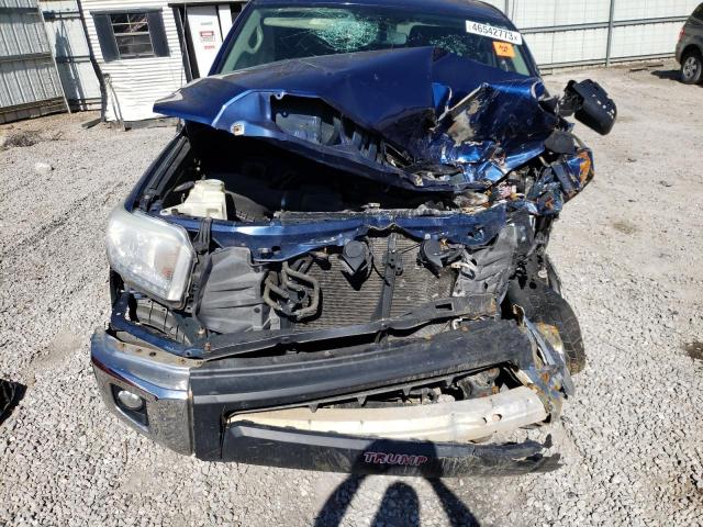 5TFUY5F16EX397557 - 2014 TOYOTA TUNDRA DOUBLE CAB SR/SR5 BLUE photo 11