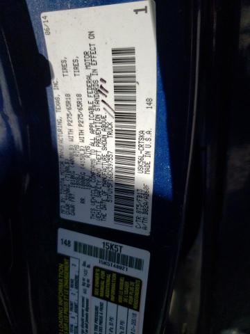 5TFUY5F16EX397557 - 2014 TOYOTA TUNDRA DOUBLE CAB SR/SR5 BLUE photo 12