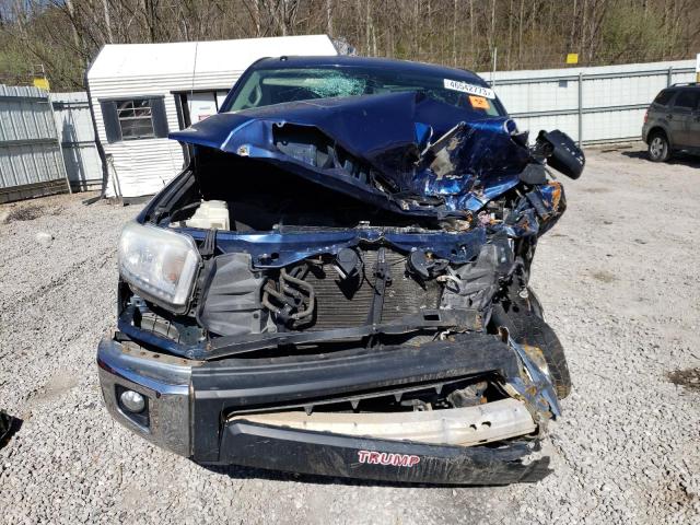 5TFUY5F16EX397557 - 2014 TOYOTA TUNDRA DOUBLE CAB SR/SR5 BLUE photo 5