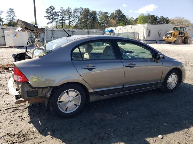 JHMFA36218S019723 - 2008 HONDA CIVIC HYBRID GRAY photo 3