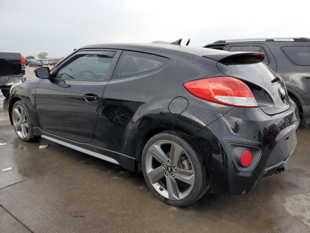 KMHTC6AE7DU138307 - 2013 HYUNDAI VELOSTER TURBO BLACK photo 2