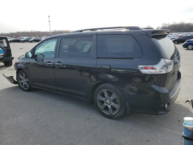 5TDXZ3DC6HS775163 - 2017 TOYOTA SIENNA SE BLACK photo 2