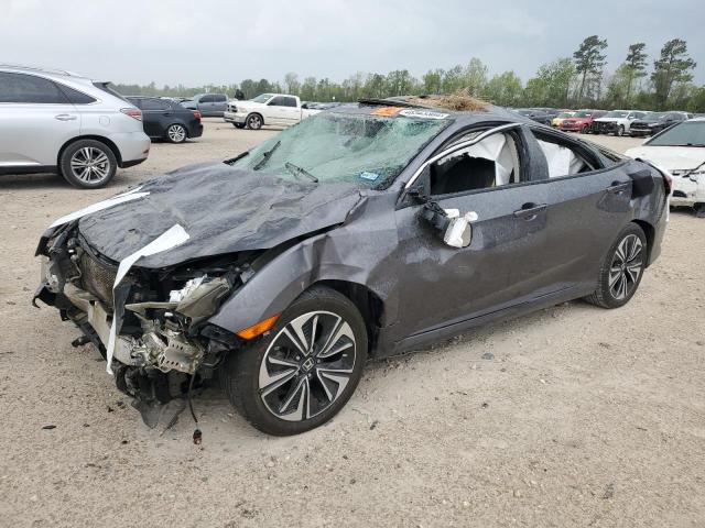 2HGFC1F76JH644550 - 2018 HONDA CIVIC EXL GRAY photo 1