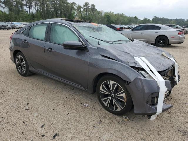 2HGFC1F76JH644550 - 2018 HONDA CIVIC EXL GRAY photo 4