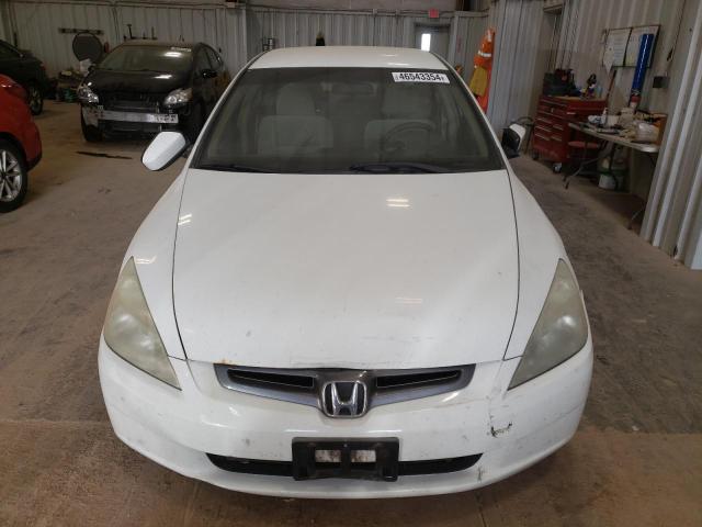 1HGCM56344A093588 - 2004 HONDA ACCORD LX WHITE photo 5