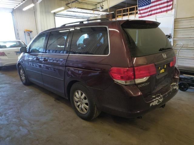 5FNRL38779B013148 - 2009 HONDA ODYSSEY EXL MAROON photo 2