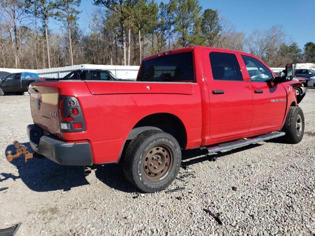 1C6RD7KP1CS240155 - 2012 DODGE RAM 1500 ST RED photo 3
