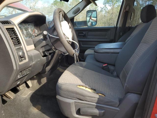 1C6RD7KP1CS240155 - 2012 DODGE RAM 1500 ST RED photo 7