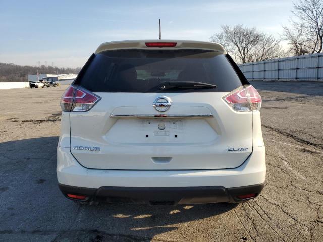 5N1AT2MV3FC808066 - 2015 NISSAN ROGUE S WHITE photo 6