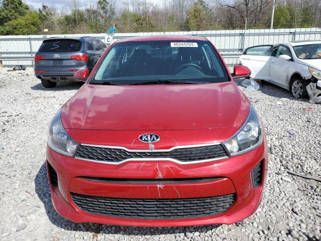 3KPA24AD4LE261294 - 2020 KIA RIO LX RED photo 5