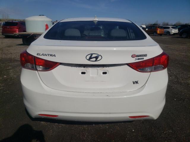 5NPDH4AE0DH379506 - 2013 HYUNDAI ELANTRA GLS WHITE photo 6