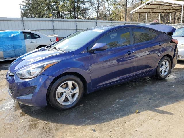 5NPDH4AE2EH468303 - 2014 HYUNDAI ELANTRA SE BLUE photo 1