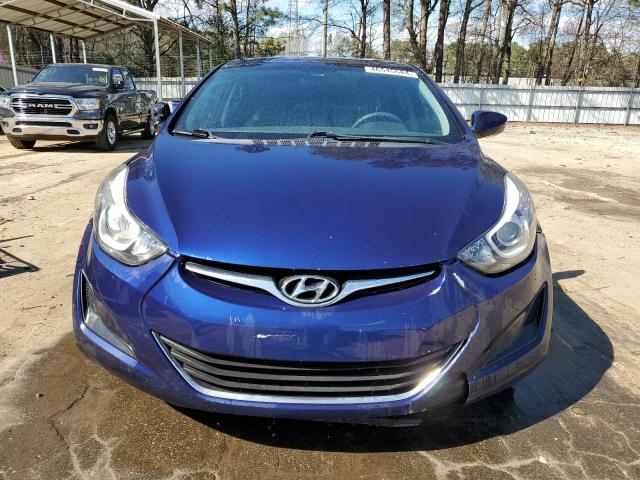 5NPDH4AE2EH468303 - 2014 HYUNDAI ELANTRA SE BLUE photo 5