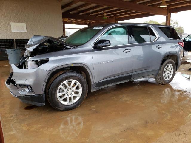 1GNERFKW3LJ253903 - 2020 CHEVROLET TRAVERSE LS GRAY photo 1