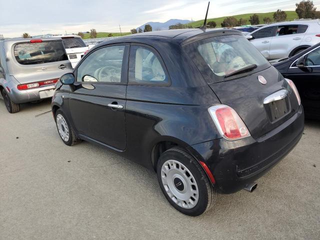 3C3CFFAR4CT340288 - 2012 FIAT 500 POP BLACK photo 2