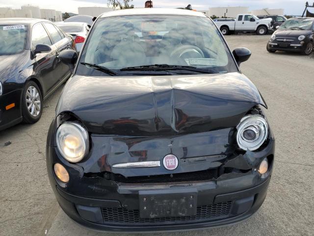 3C3CFFAR4CT340288 - 2012 FIAT 500 POP BLACK photo 5