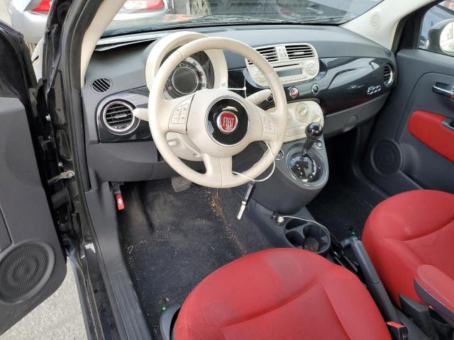 3C3CFFAR4CT340288 - 2012 FIAT 500 POP BLACK photo 8