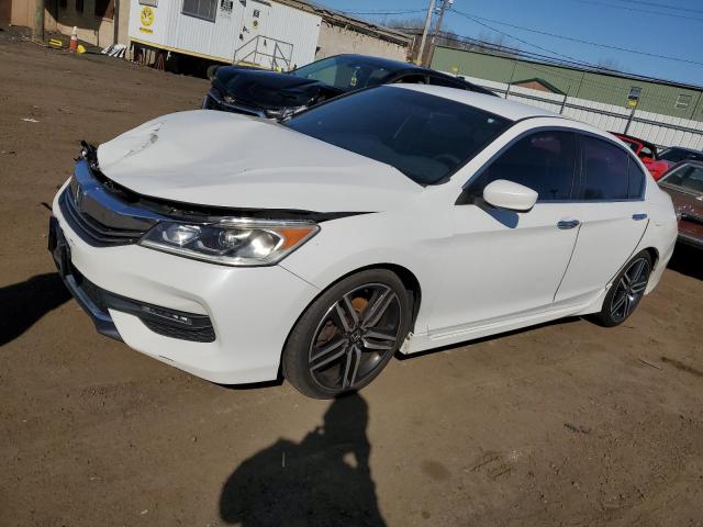 1HGCR2F5XGA174875 - 2016 HONDA ACCORD SPORT WHITE photo 1