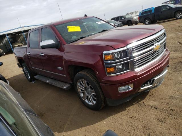 3GCUKTEC7EG399461 - 2014 CHEVROLET SILVERADO K1500 HIGH COUNTRY MAROON photo 4