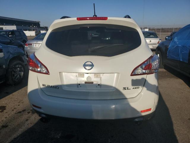 JN8AZ1MW7BW168639 - 2011 NISSAN MURANO S WHITE photo 6