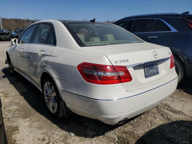 WDDHF8HBXAA136997 - 2010 MERCEDES-BENZ E 350 4MATIC WHITE photo 2