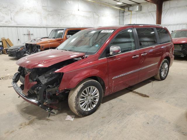 2C4RC1CG1GR120015 - 2016 CHRYSLER TOWN & COU TOURING L MAROON photo 1