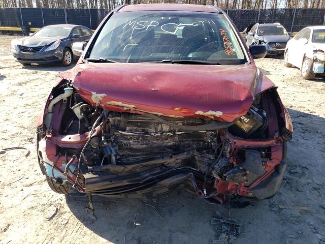 5J6RE4H32AL016791 - 2010 HONDA CR-V LX RED photo 5