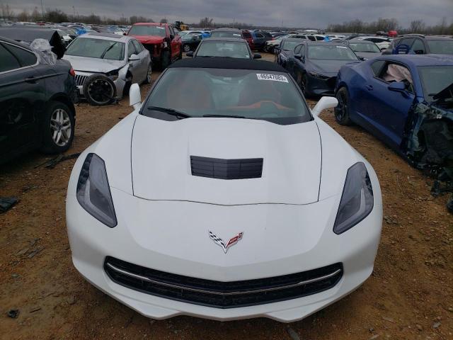 1G1YF3D79E5121252 - 2014 CHEVROLET CORVETTE STINGRAY 3LT WHITE photo 5