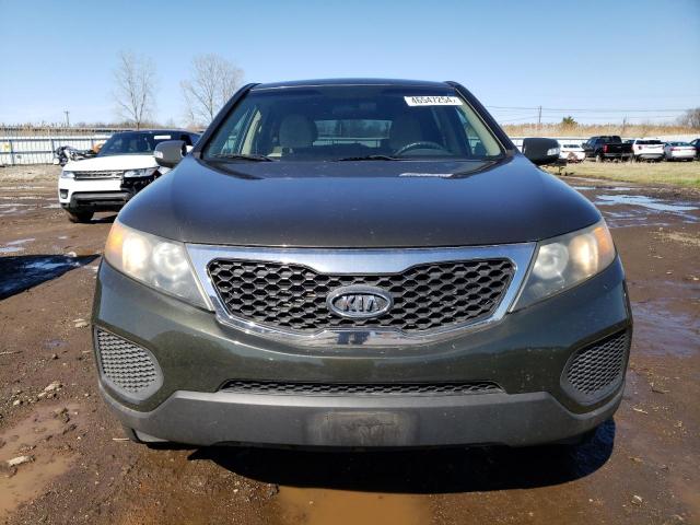 5XYKT3A12CG240450 - 2012 KIA SORENTO BASE GREEN photo 5