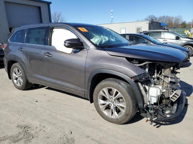 5TDBKRFH7GS236091 - 2016 TOYOTA HIGHLANDER LE GRAY photo 4