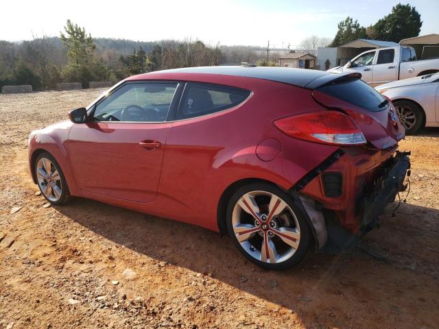 KMHTC6AD5HU319340 - 2017 HYUNDAI VELOSTER RED photo 2