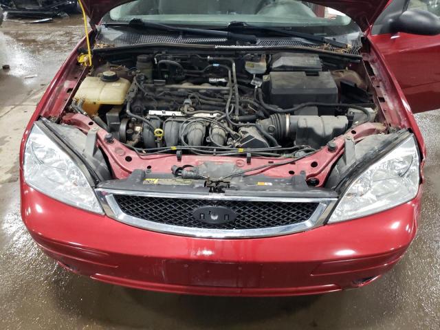 3FAFP31N55R159630 - 2005 FORD FOCUS ZX3 RED photo 11