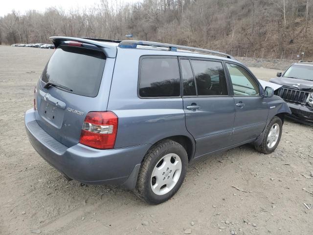 JTEEP21A460148015 - 2006 TOYOTA HIGHLANDER LIMITED BLUE photo 3