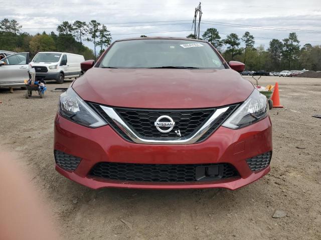 3N1AB7AP3KY255076 - 2019 NISSAN SENTRA S RED photo 5