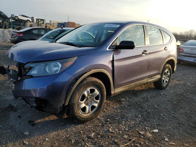 2HKRM4H33DH683113 - 2013 HONDA CR-V LX BLUE photo 1