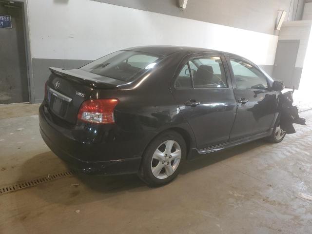 JTDBT923071063132 - 2007 TOYOTA YARIS BLACK photo 3