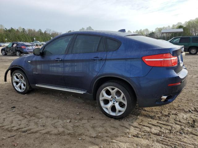 5UXFG2C51BLX08461 - 2011 BMW X6 XDRIVE35I BLUE photo 2