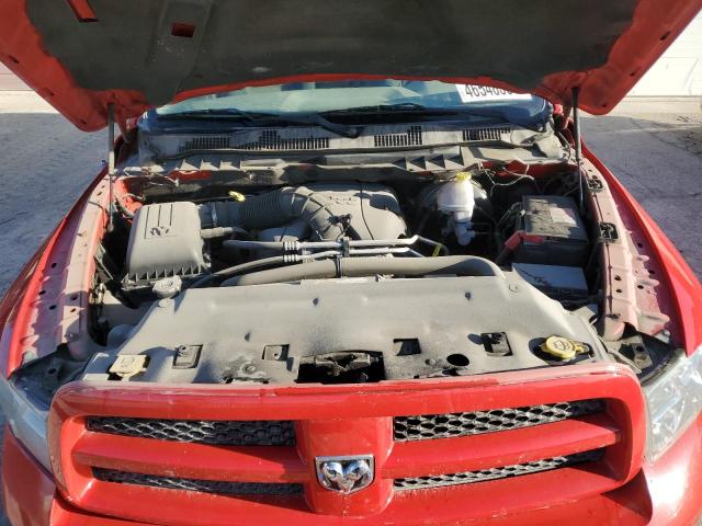 1C6RD6FT3CS333339 - 2012 DODGE RAM 1500 ST RED photo 11