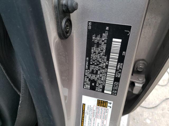 JTLKT334054017658 - 2005 TOYOTA SCION XB 灰色 照片 12