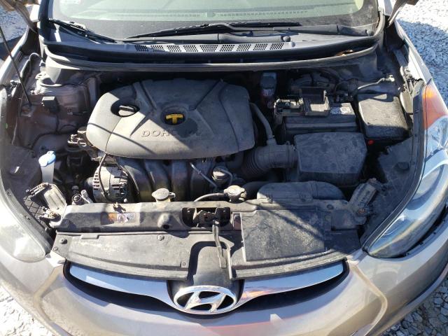 5NPDH4AE6DH382734 - 2013 HYUNDAI ELANTRA GLS GRAY photo 11