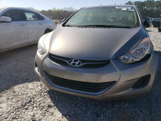 5NPDH4AE6DH382734 - 2013 HYUNDAI ELANTRA GLS GRAY photo 5