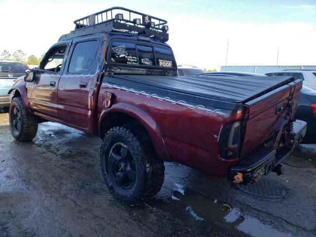 5TEGN92N13Z237324 - 2003 TOYOTA TACOMA DOUBLE CAB PRERUNNER RED photo 2