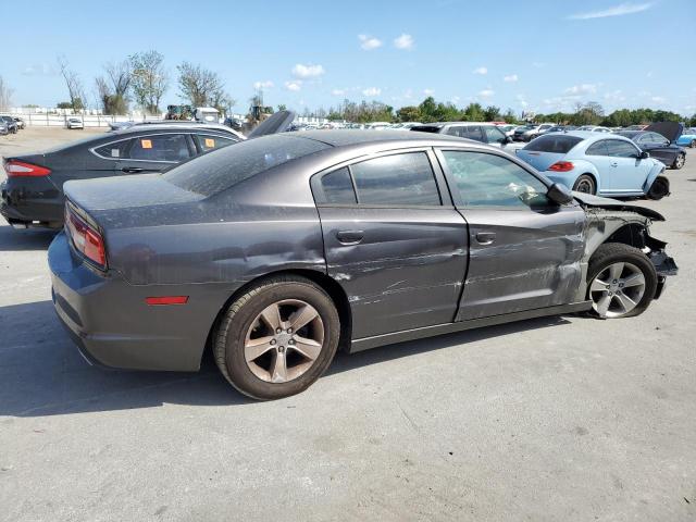 2C3CDXBGXEH245383 - 2014 DODGE CHARGER SE GRAY photo 3