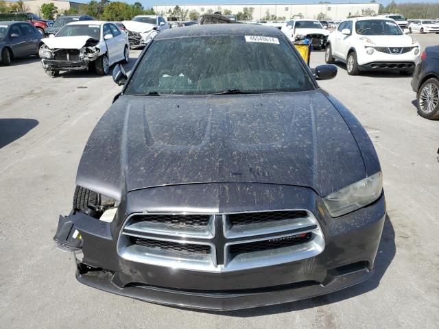 2C3CDXBGXEH245383 - 2014 DODGE CHARGER SE GRAY photo 5