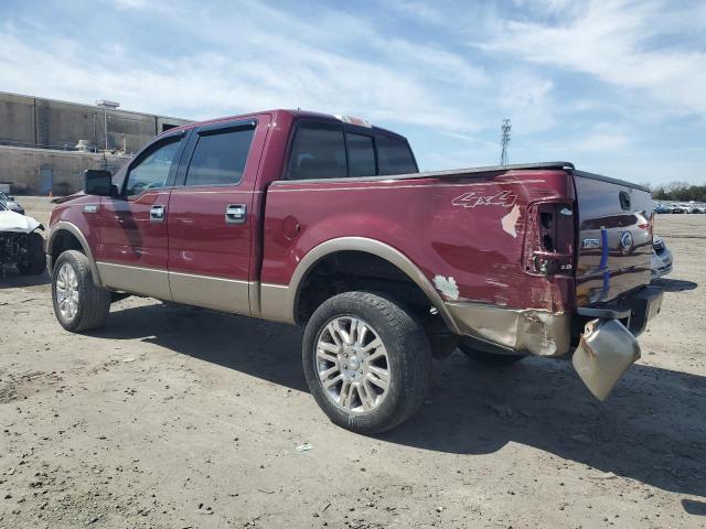 1FTPW145X4KD51954 - 2004 FORD F150 SUPERCREW BURGUNDY photo 2